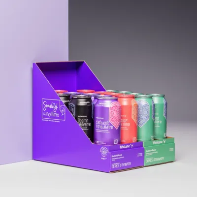 AI-Generated packaging for Shelf display box