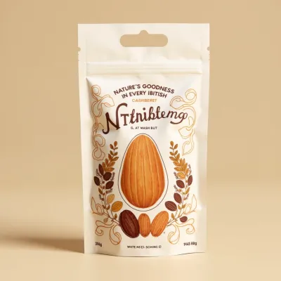 AI-Generated Food pouch packaging for Packaged Foods