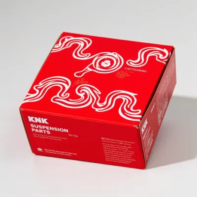 AI-Generated black carton box packaging