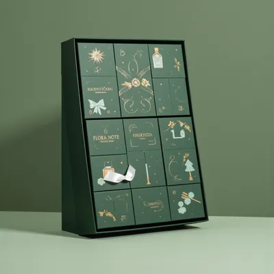 AI-Generated packaging for Advent calendar