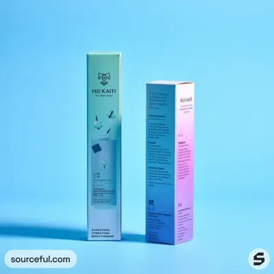 AI-Generated packaging for Carton box in the Beauty and Personal Care industry