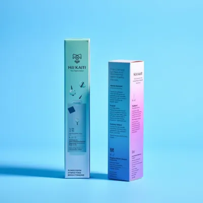 AI-Generated packaging for Carton box in the Beauty and Personal Care industry