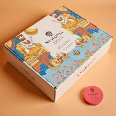 AI-Generated packaging for Mailer box in the Fragrances industry