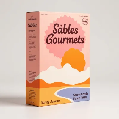 AI-Generated white carton box packaging