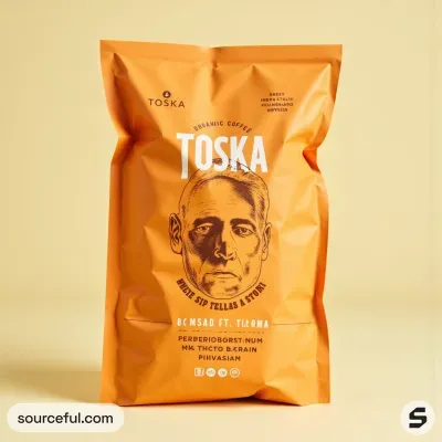 AI-Generated packaging for Plastic mailing bag in the Organic and Natural Products industry