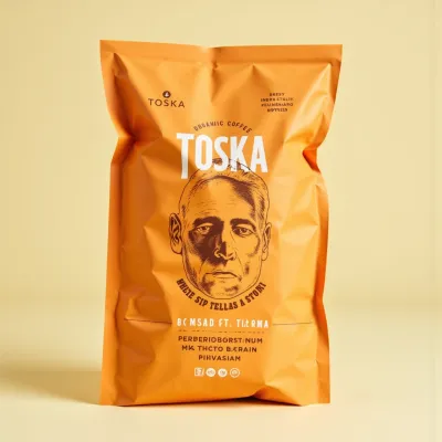 AI-Generated packaging for Plastic mailing bag in the Organic and Natural Products industry