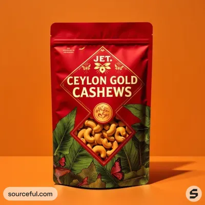 AI-Generated packaging for Food pouch in the Dairy Products industry