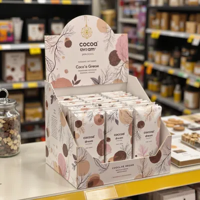 AI-Generated packaging for Shelf display box