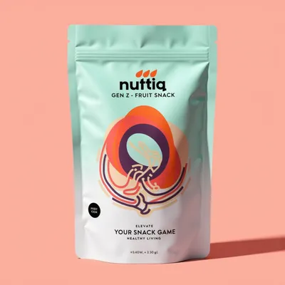 AI-Generated Food pouch packaging for Packaged Foods