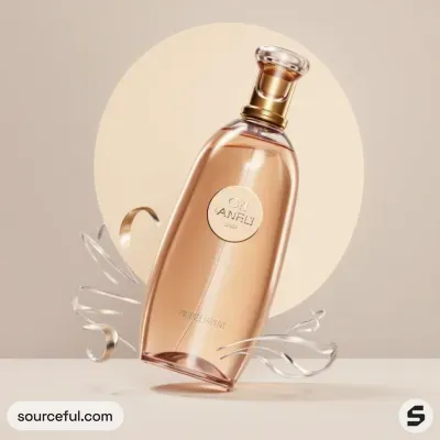 AI-Generated packaging for Perfume bottle in the Beauty and Personal Care industry