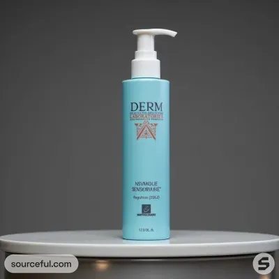 AI-Generated packaging for Pump bottle in the Beauty and Personal Care industry