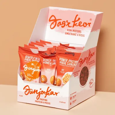 AI-Generated packaging for Shelf display box