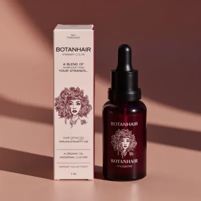 AI-Generated Dropper bottle packaging for Beauty and Personal Care