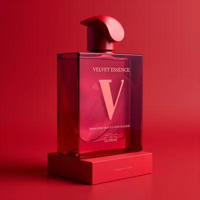 AI-Generated packaging for Perfume bottle