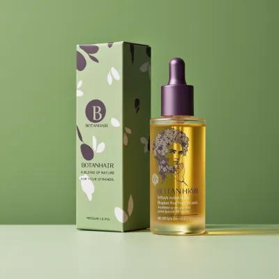 AI-Generated packaging for Dropper bottle in the Beauty and Personal Care industry