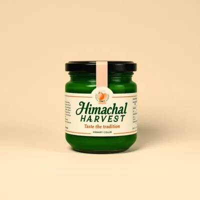 AI-Generated packaging for Food glass jar