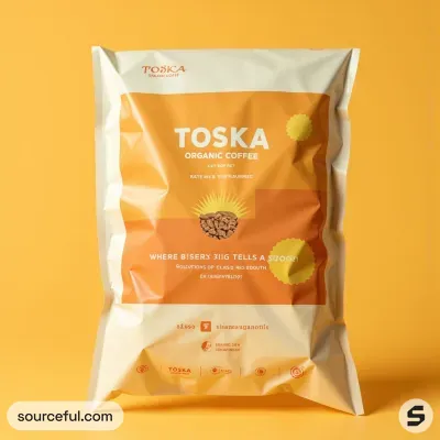 AI-Generated packaging for Plastic mailing bag in the Organic and Natural Products industry