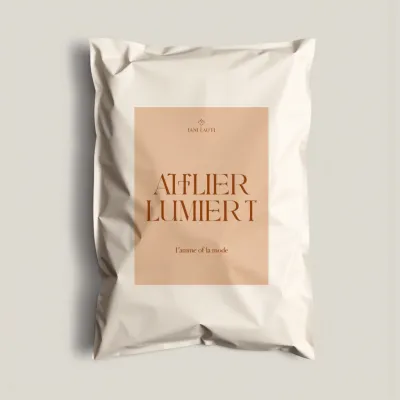 AI-Generated packaging for Plastic mailing bag