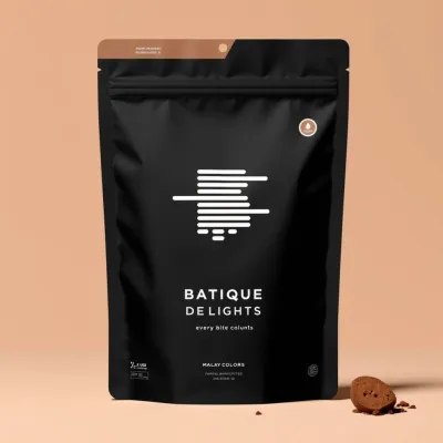 AI-Generated Food pouch packaging for Food and Snacks