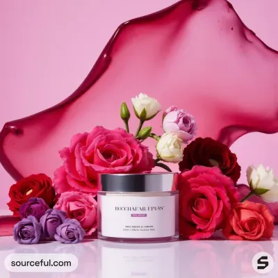 AI-Generated packaging for Cosmetics glass jar