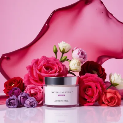 AI-Generated packaging for Cosmetics glass jar