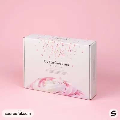 AI-Generated packaging for Mailer box in the Food and Snacks industry