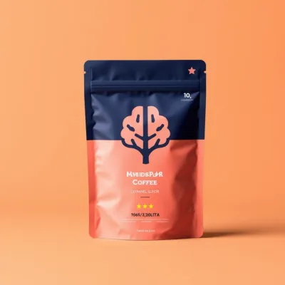 AI-Generated Food pouch packaging for Food and Snacks