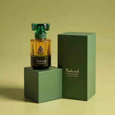 AI-Generated packaging for Perfume bottle