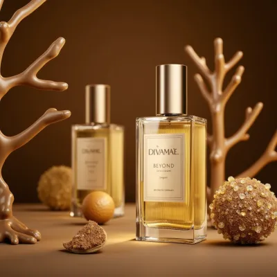AI-Generated packaging for Perfume bottle