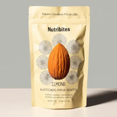 AI-Generated Food pouch packaging for Packaged Foods