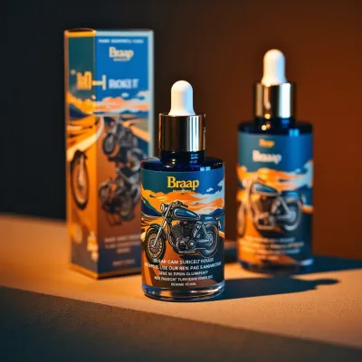AI-Generated Dropper bottle packaging for Beauty and Personal Care