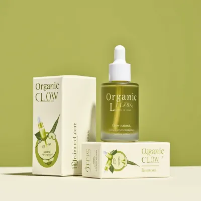 AI-Generated packaging for Dropper bottle