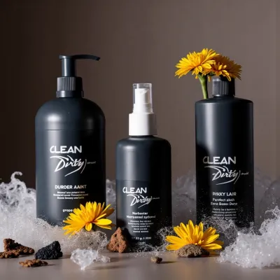AI-Generated packaging for Mist spray bottle in the Beauty and Personal Care industry