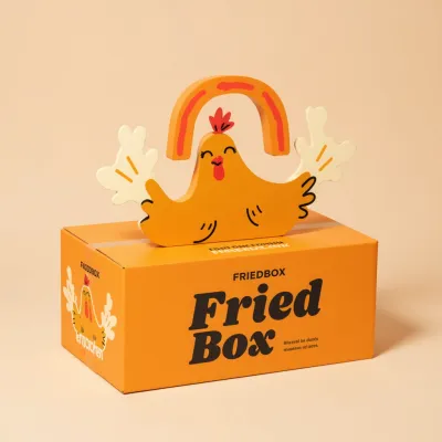 AI-Generated packaging for Shipping box in the Food and Snacks industry