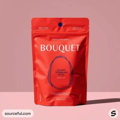 AI-Generated packaging for Food pouch in the Packaged Foods industry