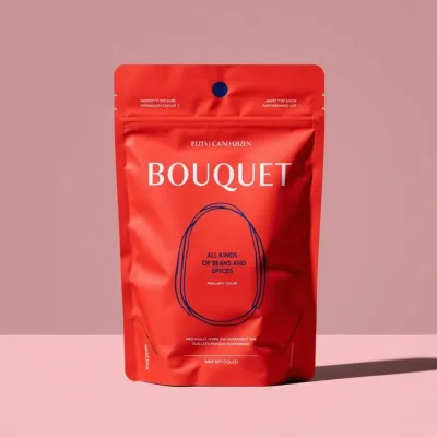 AI-Generated packaging for Food pouch in the Packaged Foods industry