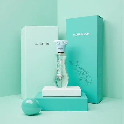 AI-Generated packaging for Perfume bottle