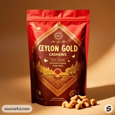 AI-Generated packaging for Food pouch in the Dairy Products industry