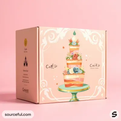 AI-Generated packaging for Mailer box in the Food and Snacks industry