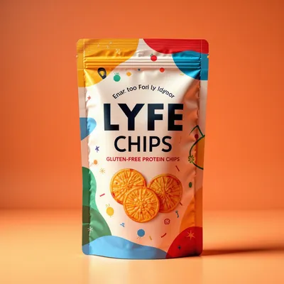 AI-Generated packaging for Food pouch
