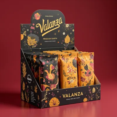 AI-Generated packaging for Shelf display box