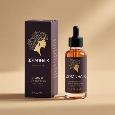 AI-Generated packaging for Dropper bottle