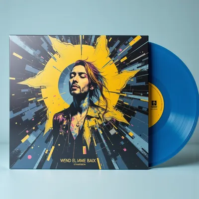 AI-Generated packaging for Vinyl album cover