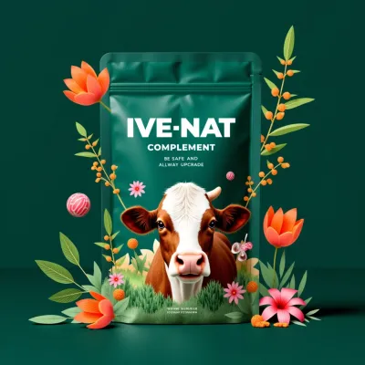 AI-Generated packaging for Food pouch in the Health and Wellness industry