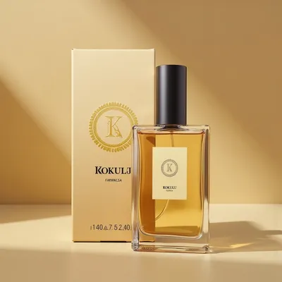 AI-Generated packaging for Perfume bottle