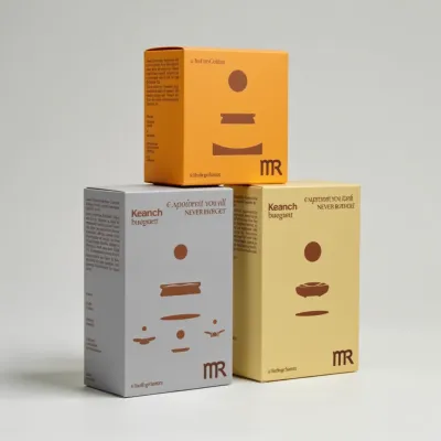 AI-Generated bold carton box packaging