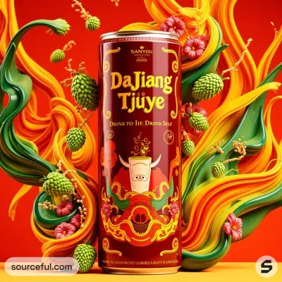 AI-Generated packaging for Drinks can in the Alcoholic Beverages industry