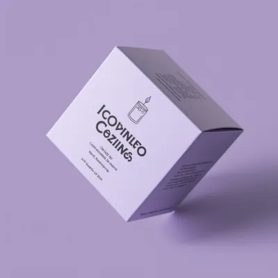 AI-Generated white carton box packaging