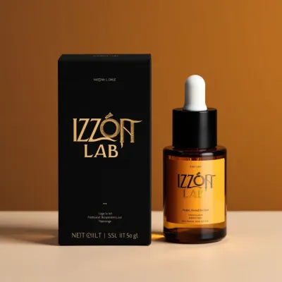 AI-Generated Dropper bottle packaging for Beauty and Personal Care