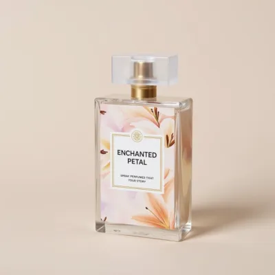 AI-Generated Perfume bottle packaging for Beauty and Personal Care